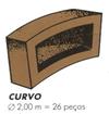 Tijolo Curvo (2,00=26peças)