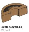 Tijolo Semi Circular (28 p/m2)